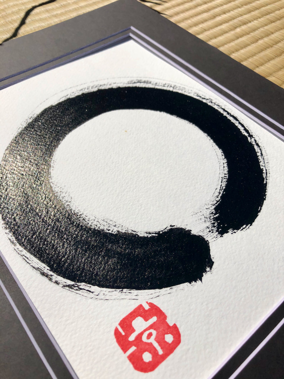 Mug cercle zen en céramique : art Enso, cadeau de méditation Mug cercle zen en céramique : art Enso, cadeau de méditation